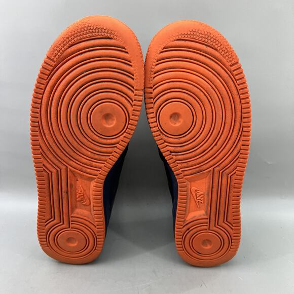 Nike Air Force 1 Low NYC\'s Finest Shoes Men Size 10 Blue Orange Leather Sneakers